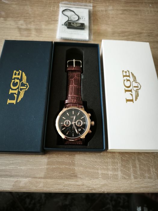 Часовник Lige Chronograph - Чисто Нов