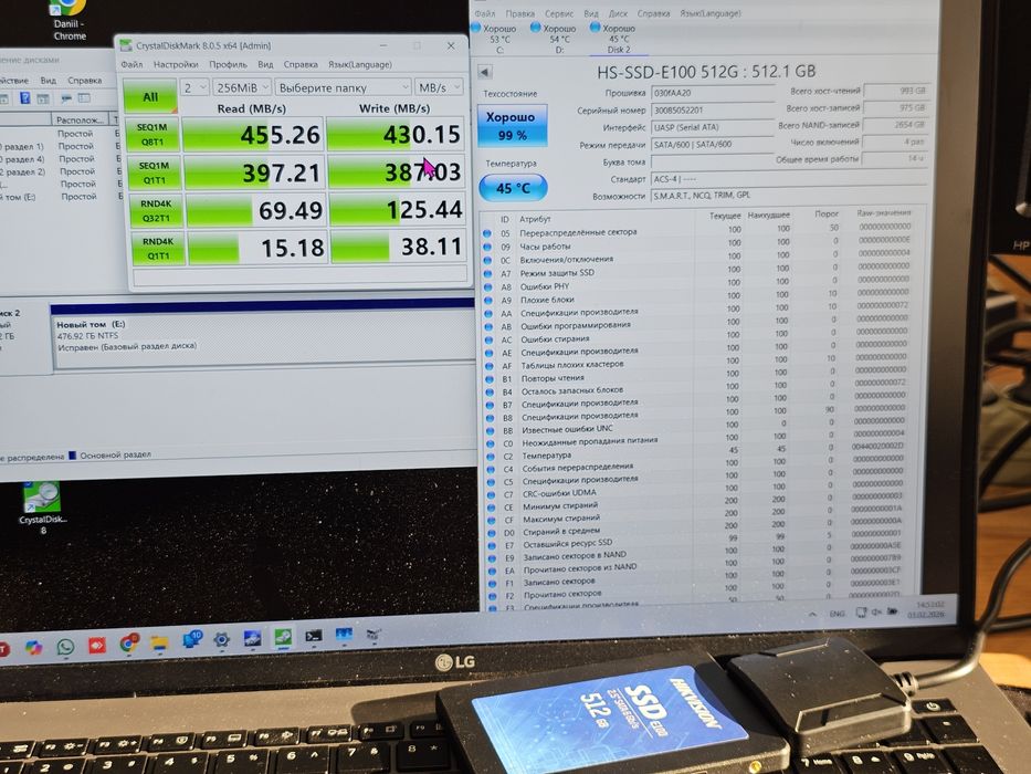 SSD 60Gb-2000Gb разные твердотельные накопители