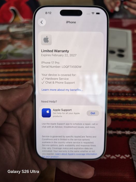 iPhone 17 Pro  256GB Silver  Нов! Гаранция!