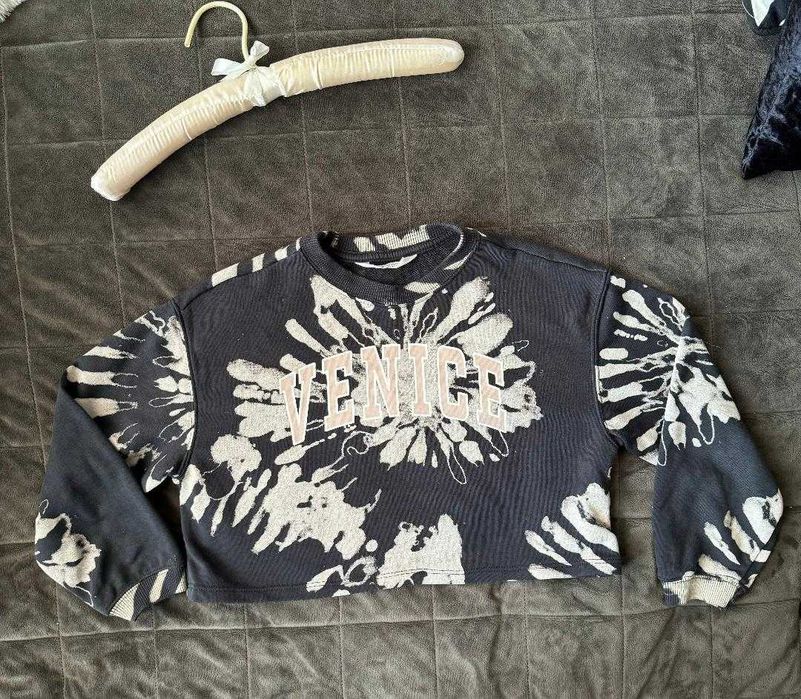 Hanorac tie die H&M marime 130/140 (fete 8-10 ani)