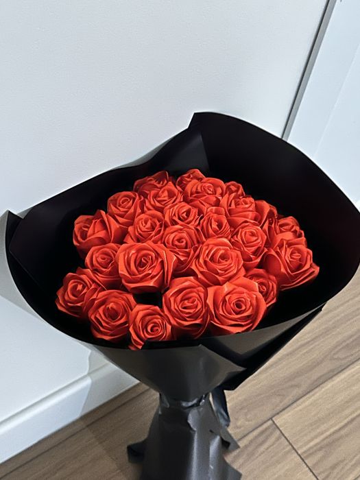 Букет цветов атласный