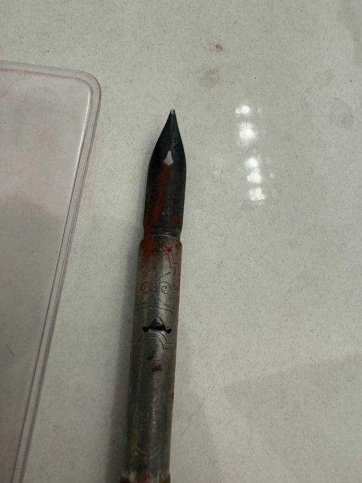 Pana de scris veche cu penita metalica anii 60 70