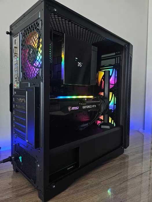 Геймърски Компютър! Intel i5-12400F, 16GB RAM , RTX 4060 - НОВ!