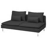 Canapea IKEA Söderhamn 3 locuri – secțiune modulară Fridtuna gri inchis