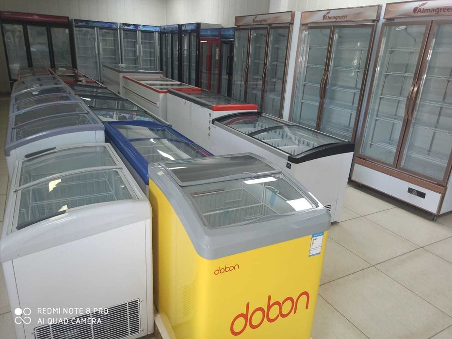 Витринные морозильники Баннеты Алматы