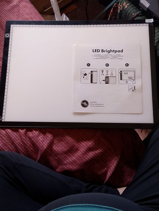 LED Светеща подложка за рисуване 30/41 см