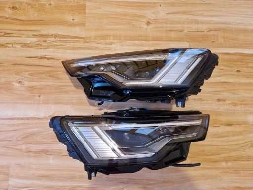 Audi A6 4K C8 far stanga full led matrix far dreapta full led faruri