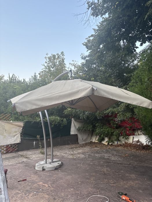 Umbrela terasa galbena