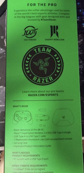 Razer wolverine V3 pro 8K pc
