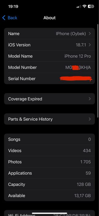 IPhone 12 Pro | 128 | 74%