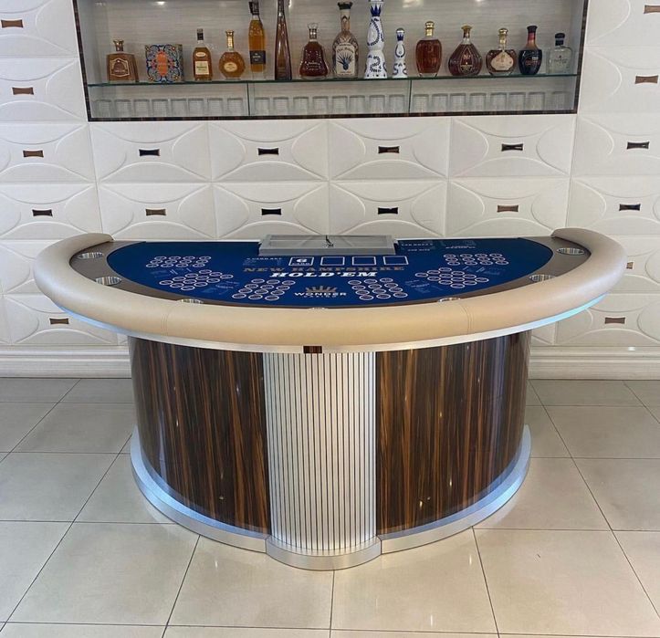 Masa poker clasic rotunda cu scaune poker CustomTables.eu Bucuresti stoc