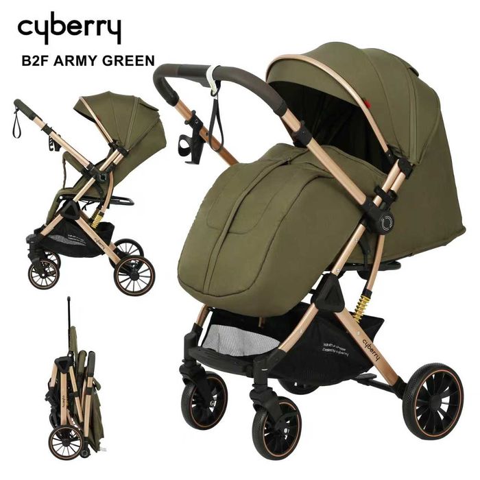 Коляска прогулочная Cyberry B2F Green