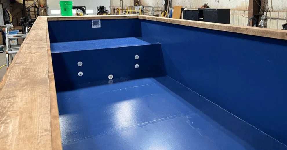 Piscină din container de 6 m x 6 m (tip „One Tripper”)