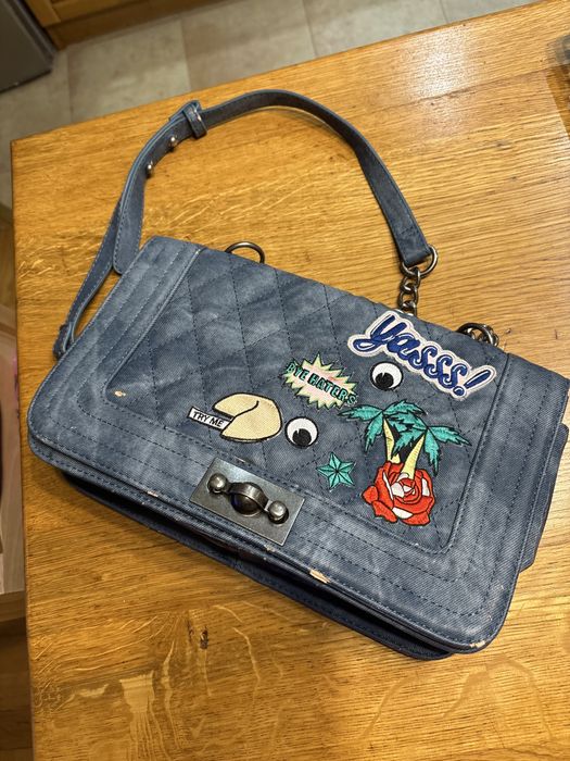 Дънкова дамска чанта Steve Madden