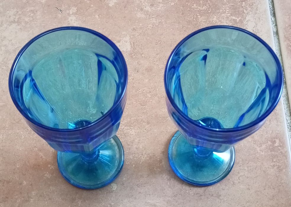 Бокалы Casablanca голубые 235мл