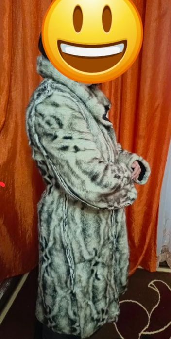 Пальто из чистого кожи кролика