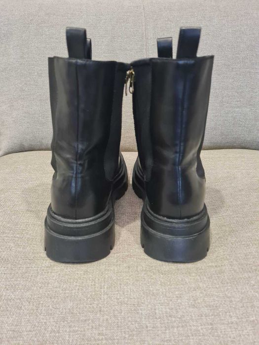 Нови мъжки черни боти Chelsea PULL&BAER  - 43 размер