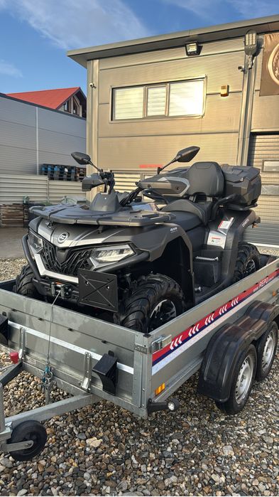 Vand remorca repo 2axe 2600x1350 cu rabatare