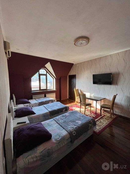 Паркентский Базар оркасида 7 сотик Ховли под Бизнес сотилади (hostel)