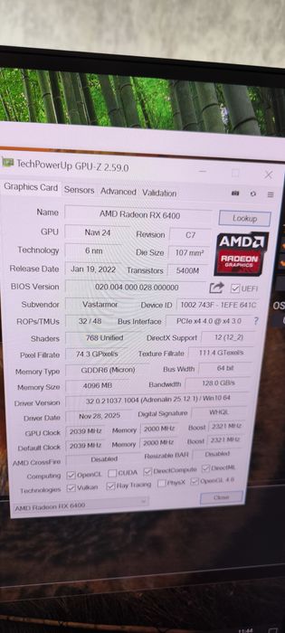 Видеокарта AMD Radeon RX 6400 4Gb GDDR6 - Комплектующие и аксессуары ...