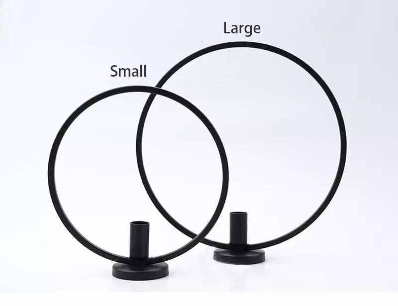 SET 2 buc. Suport sfesnic din fier pentru lumanari