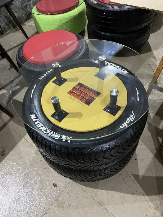 Масичка за кафе от гуми