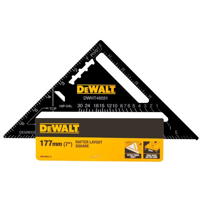 Измервателен триъгълник DeWALT 177x177x250 мм, DWHT46031