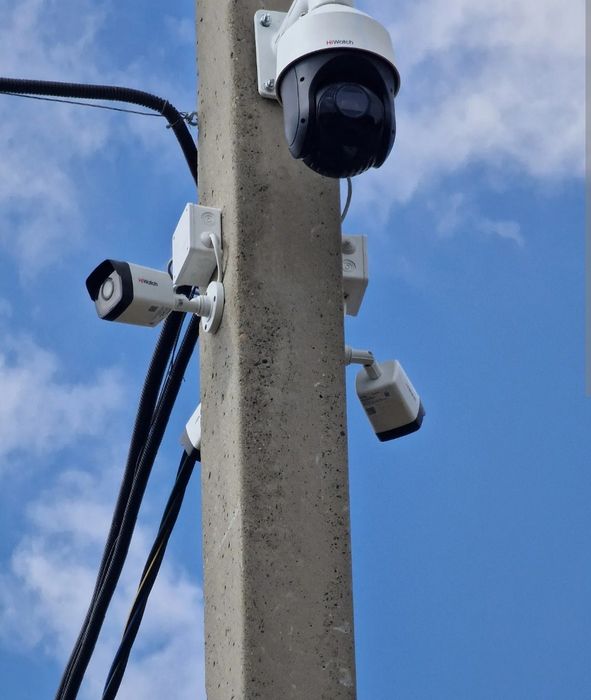 Установка камер видеонаблюдение