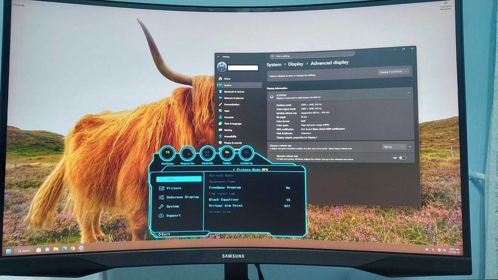 Monitor Gaming Curbat Samsung Odyssey G5 27", 144Hz, 1ms, QHD