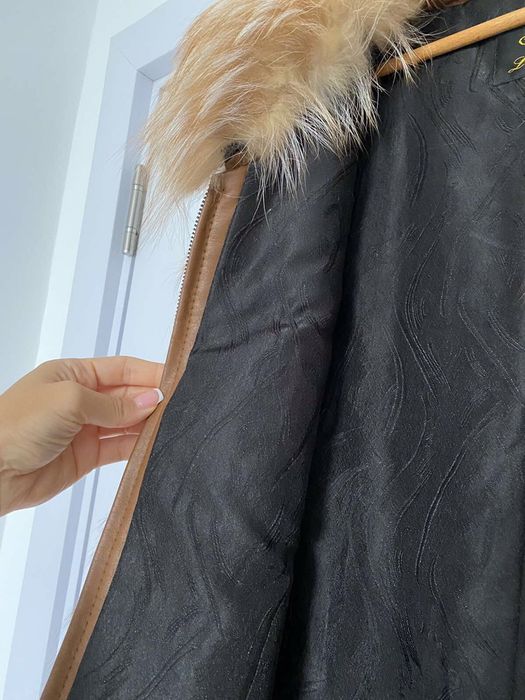 Елек лисица естествен косъм