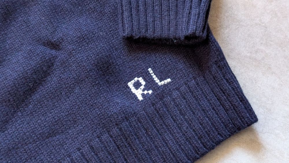 Пуловен Polo Ralph Lauren с мече