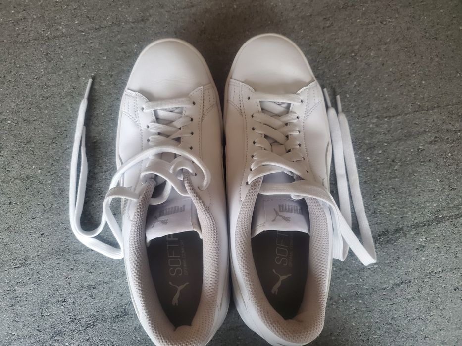 Puma бели сникърс