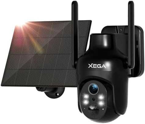 Нова HD Слънчева соларна WiFi Камера Xega Водоустойчива Сигурност охрана