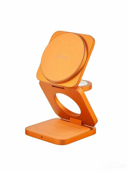 Беспроводное зарядное устройство uBear Balance Slim 3-в-1 Qi2.2