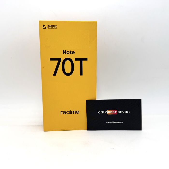 Telefon Realme Note 70T  Beach Gold 4GB RAM 256GB