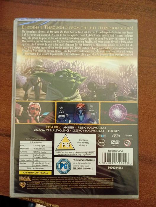 Нов Star Wars the Clone Wars DvD Season 1 vol. 1