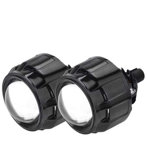 Set 2 Lupe BILED Bi LED 2.5 Inch Faza Scurta Lunga 100W/set, 20.000LM