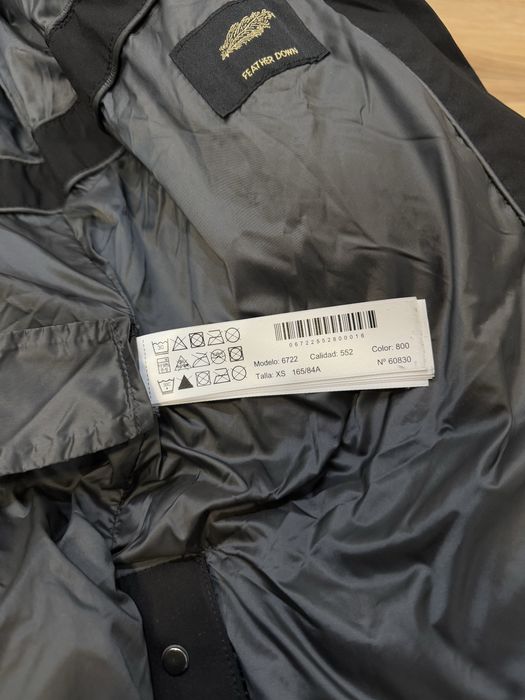 Дамско яке парка с пух Massimo Dutti XS-S със забележка