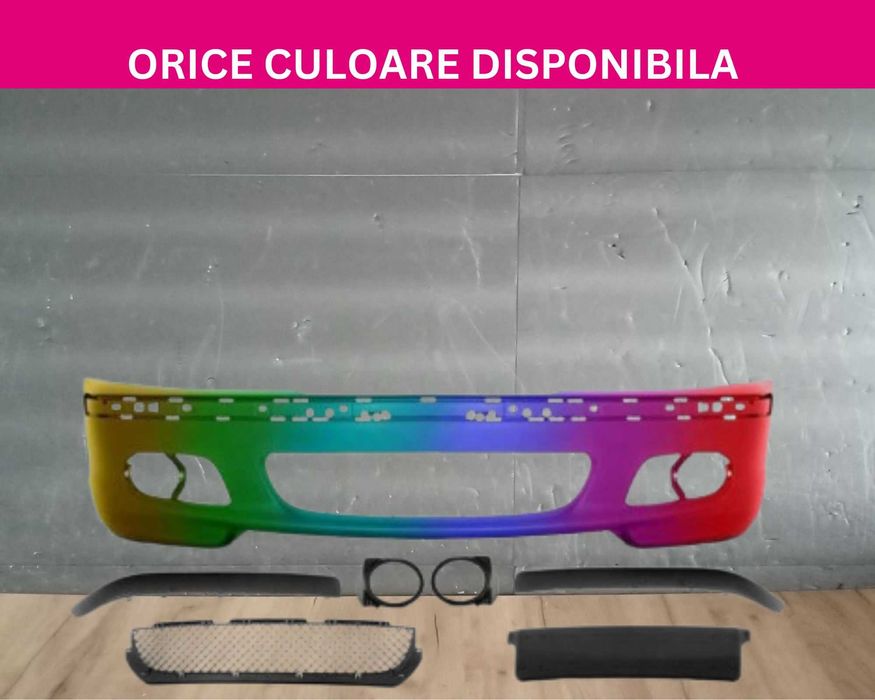 Bara fata M BMW E46 Coupe Cabrio Negru Alb Gri Argintiu Albastru Rosu