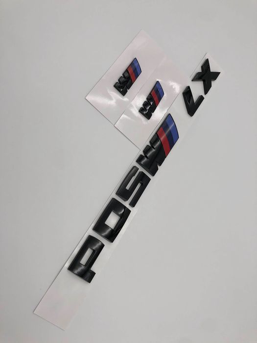 Set Embleme BMW X7M50d negru