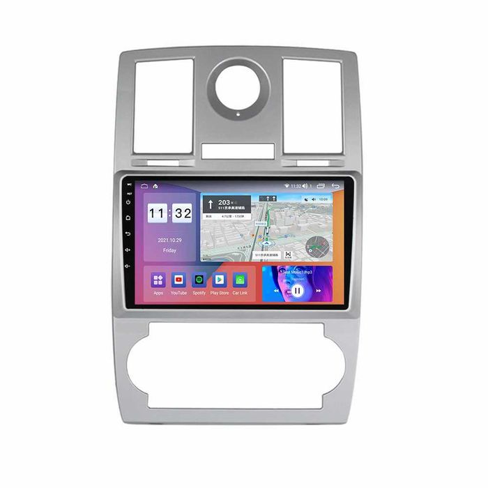 Navigatie Android 14 Chrysler 300C 2004 2010 1/8Gb Waze CarPlay CAMERA
