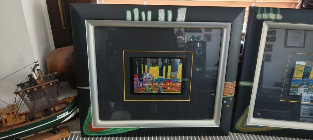 Картини препечатки на Hundertwasser