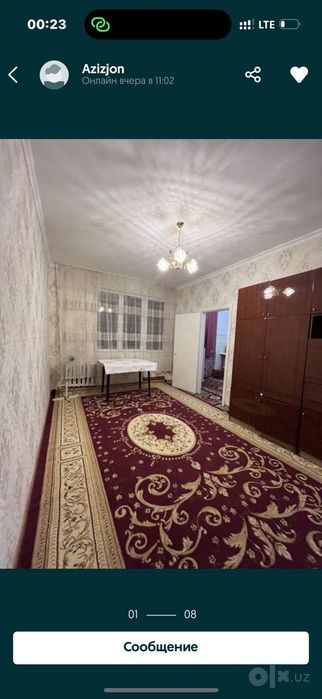 Продается 1/2/5 Чилонзор 12 квартл