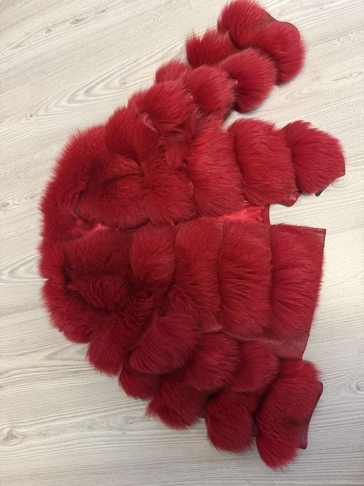 Haină de blană naturală vulpe