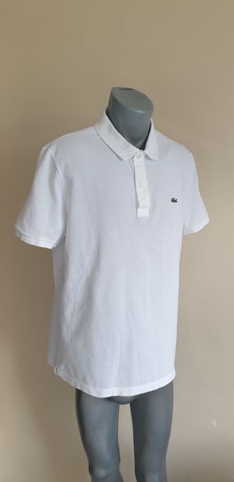 Lacoste Pique Cotton Slim Fit / 6 - XL  НОВО ОРИГИНАЛ Мъжка Тениска