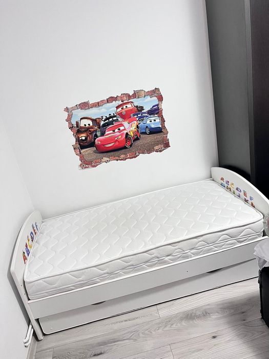 Pat copii+saltea noua