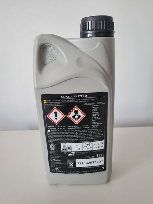 Antigel concentrat original Renault, verde, 1 litru