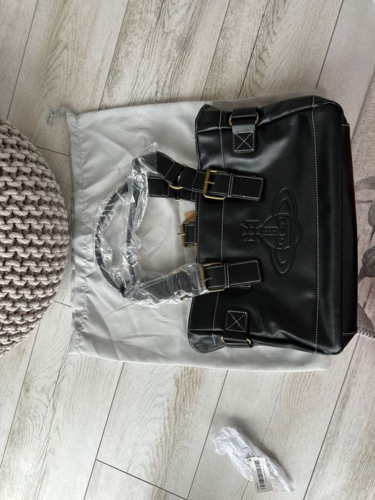 Geanta Vivienne Westwood de mana full Black