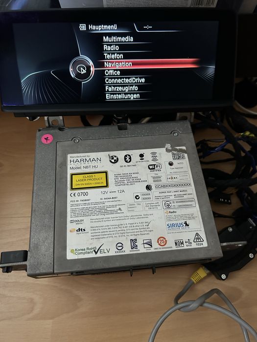 Display nbt nbt evo bmw f30/f31/f32/f33/f34/f36 nbt nbt evo