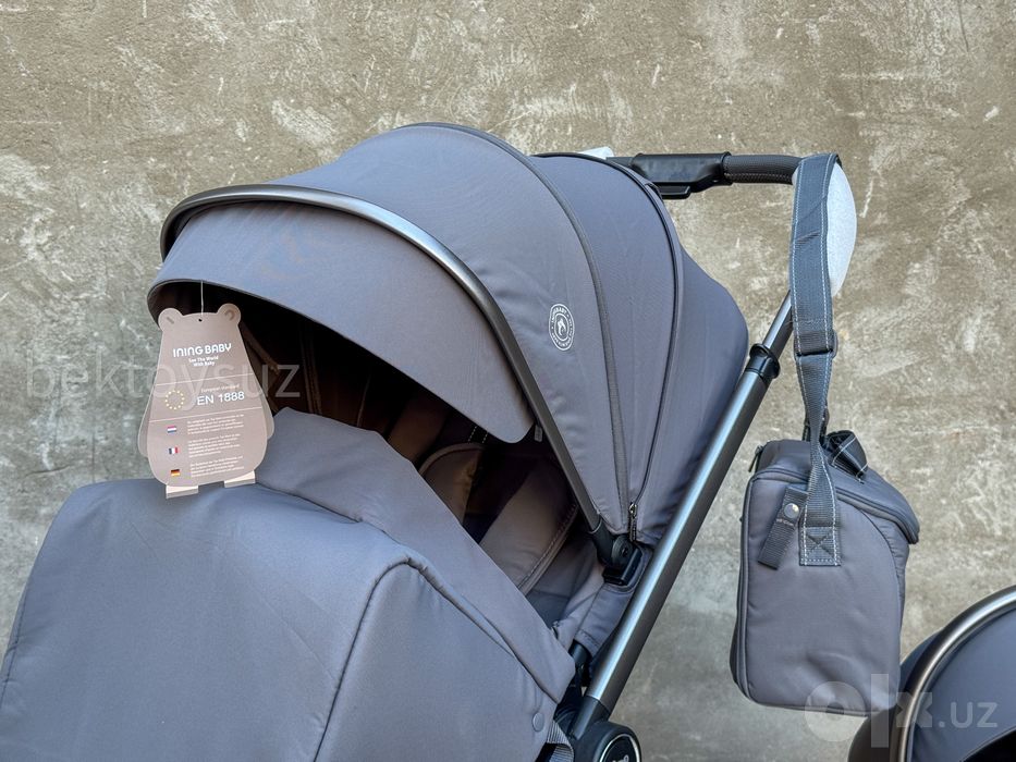 Коляска детская ININGBABY K622 - 2в1 — люлька, прогулочный блок, сумка
